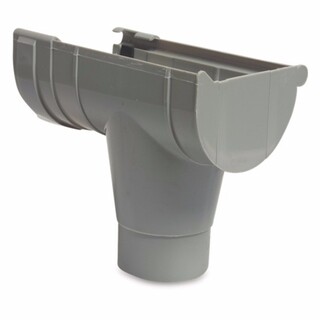 Image of Eindafvoerstuk PVC-U Rechts 125 mm x 80 mm 