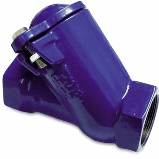 Image of Mega Kogelterugslagklep gietijzer GG 25 1 1/2 inch binnendraad 10bar blauw