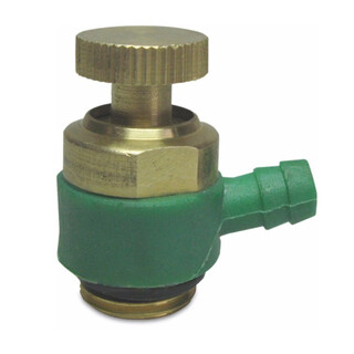 Image of Aftapkraan messing 1/4 inch buitendraad x slangtule