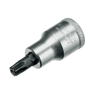 Image of Gedore Dop voor Torx schroeven met gat maat T25