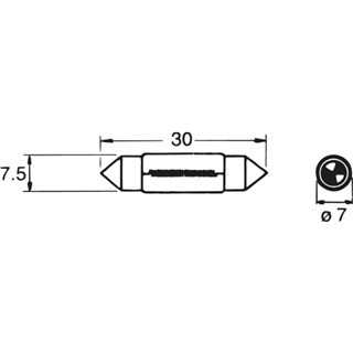 Image of Gloeilamp (12V/3W)