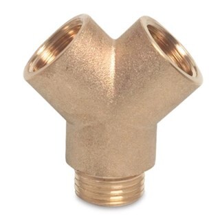 Image of Messing Y-stuk 3x 1/2 inch ( bi-dr x bu-dr x bi-dr)