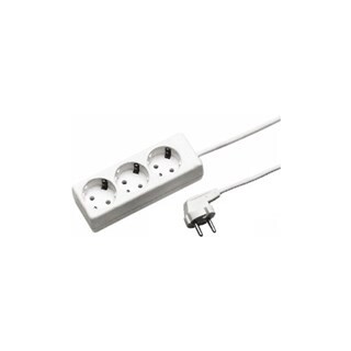 Image of Tafelcontactdoos + randaarde 3-voudig met 150 cm snoer