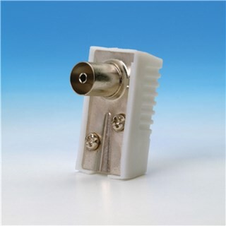 Image of Eltra DIY TV Coax stekker met bus astro haaks