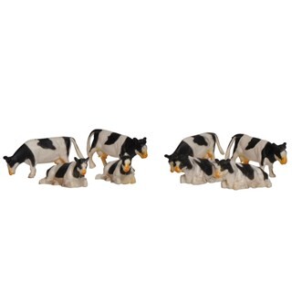 Image of Kids Globe 571878 - Koeien Zwartbonte 8 Stuks 1:87