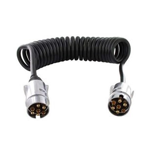Image of Spiraalkabel 7 - polig 3,5 meter