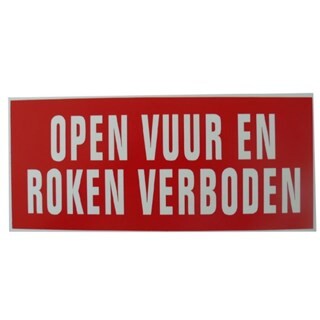 Image of Bord roken en open vuur verboden