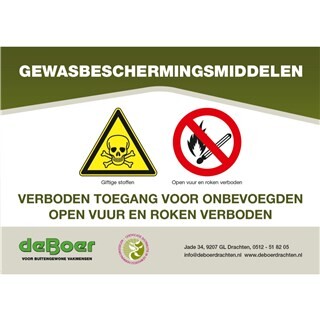 Image of Sticker - Bestrijdingsmiddelen