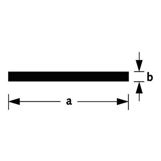 Image of Platprofiel Staal Gelakt 25X5mm 200Cm