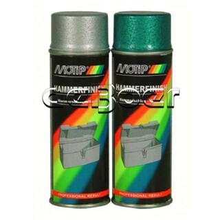 Image of MoTip Hamerslag lak groen 0,4 liter