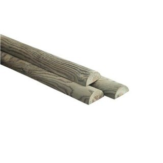 Image of Regel naaldhout halfrond gefreesd 70 x 2500 mm