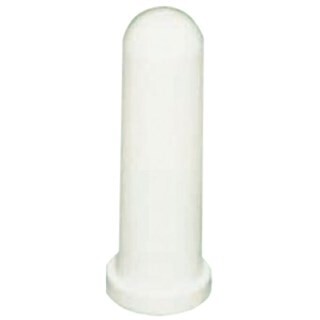 Image of Kalverspeen Cylindrisch - Kruisgat - Wit - 10 cm