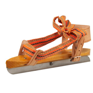 Image of Zandstra Hakleer Voor Kinderschaats, Brabants Klompje Model 1A