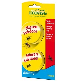 Image of ECOstyle Loxiran Mierenlokdoos - 2 Stuks