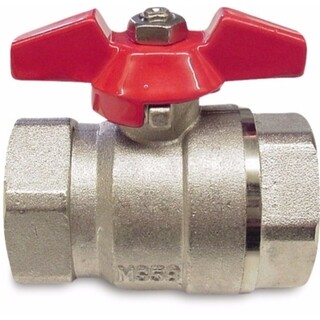 Image of Mega Kogelkraan messing 3/4 inch binnendraad 25bar type 103