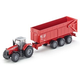 Image of Siku 1844 - Massey Ferguson met Aanhanger 1:87