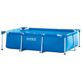 Image of Intex Opzetzwembad Metal Frame Rechthoekig - 260 x 160 x 65 cm