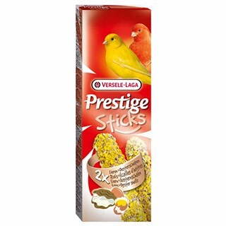 Image of Versele-Laga Prestige Vogelsticks Kanarie 2 x 30 g EI, Oesterschelp