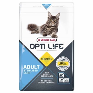 Image of Opti Life Cat Sterilised/Light 7.5 kg Kip