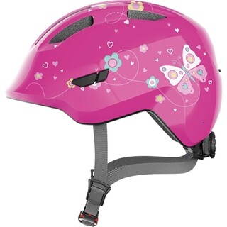 Image of Abus Fietshelm Smiley 3.0 Pink Butterfly - maat S