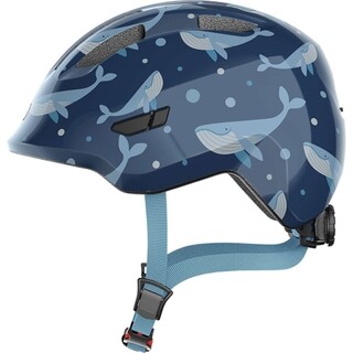 Image of Abus Fietshelm Smiley 3.0 Blue Whale - maat S