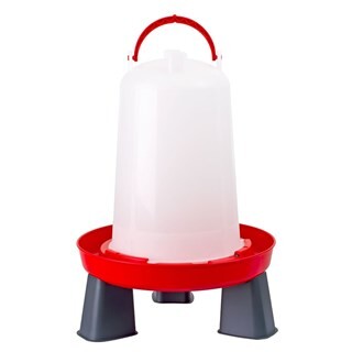 Image of Olba Bajonetdrinkbak Met Pootjes 10 ltr Rood