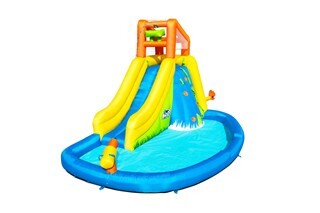 Image of Bestway H2OGO! Mount Splashmore opblaasbaar waterpark voor kinderen