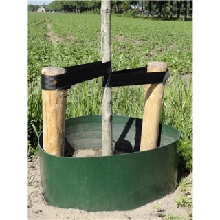 Image of Gietrand groen 3 mm LDPE 30 cm 25 meter