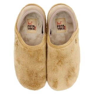 Image of Hot Patatoes pantoffel 92106 Camel maat 40