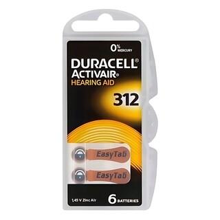 Image of Duracell Hearing Aid  6 x 312 1,4V