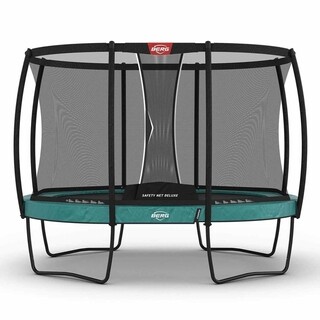 Image of BERG Trampoline Grand Champion Regular Groen - 350 x 250 cm Safety Net Deluxe