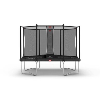 Image of BERG Trampoline Ultim Favorit Regular Zwart met Safety Net Comfort - 330 x 220 cm