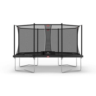 Image of BERG Trampoline Ultim Favorit Regular Zwart met Safety Net Comfort - 410 x 250 cm