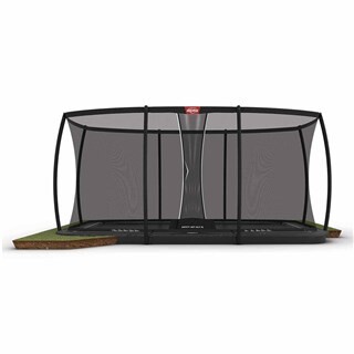 Image of BERG Trampoline Ultim Elite Flatground Grijs 500 x 300 cm Safety Net DLX XL