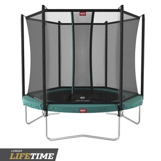 Image of BERG Trampoline Favorit Regular Groen - Ø 330 cm Safety Net Comfort