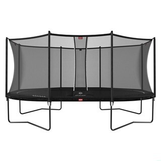 Image of BERG Trampoline Grand Favorit Regular Regular Zwart - 520 x 345 cm Safety Net Comfort