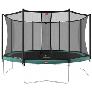 Image of BERG Trampoline Favorit Regular Regular Groen - Ø 430 cm Safety Net Comfort