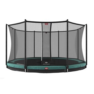 Image of BERG Favorit Inground Trampoline 430 cm Rond Groen Incl. Veiligheidsnet Comfort