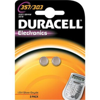 Image of Duracell 303/357 Wegwerpbatterij SR44 Zilver-oxide (S)