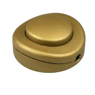Image of Voetschakelaar Rond 2-Polig Goud