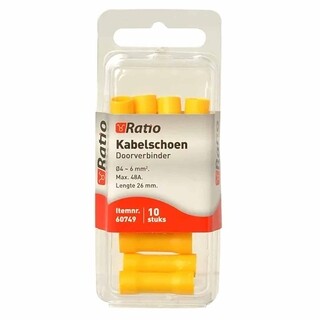 Image of Kabelschoen stootverbinder 4-6mm² - 10st in blister