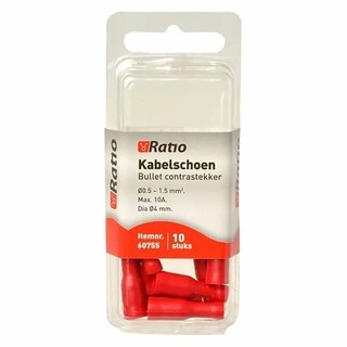 Image of Kabelschoen bullet contra 0,5-1,5mm² - 10st in blister