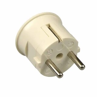 Image of Stekker Haaks met RA Wit + ean