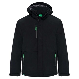 Image of De Boer AllroundWork Gevoerde Softshell Jas Zwart - maat XXL