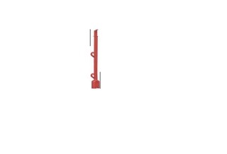 Image of De Boer Verlenging 45cm Oranje Voor Variantpaal, Doos Van 25 Stuks