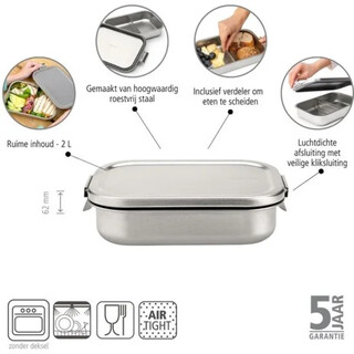 Image of Brabantia Make & Take Lunchbox - L - RVS