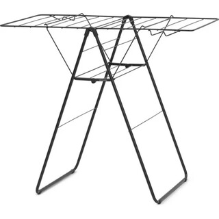 Image of Brabantia HangOn Droogrek 15m - Inklapbaar Wasrek - Mat Zwart