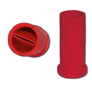 Image of Kalverspeen - Rood - 7 cm - Voor Korrel-/Graanfles