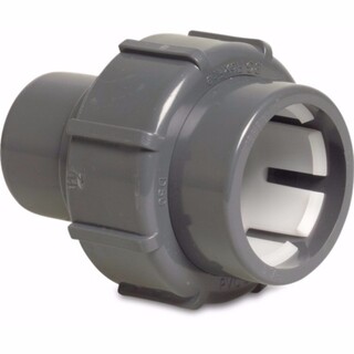 Image of FlexFit Overgangssok PVC-U 63 mm knel x lijm spie grijs