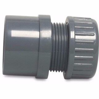 Image of VDL Reparatiekoppeling PVC-U 50 mm x 40 mm lijmmof x knel 10bar grijs